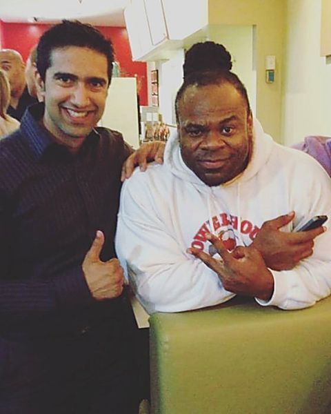Amit Sharma with Kai Greene