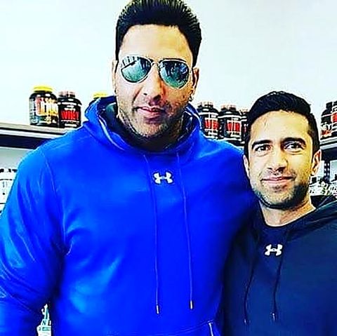 Amit Sharma with Varinder Ghuman